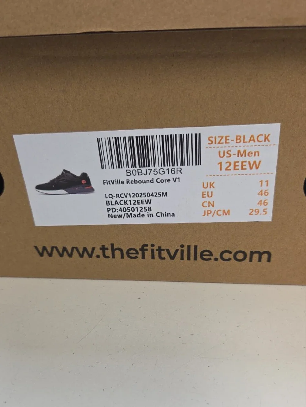 FitVille Men's Athletic Shoes in Black